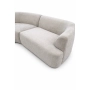 Designerski NAROŻNIK SOFA modułowy w kształcie U XL Tkanina BOUCLE Manza